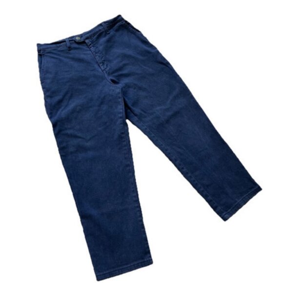 High Rise Bareback Jeans Vintage Made in Canada Denver Hayes Stretch Flat Front - Picture 1 of 8